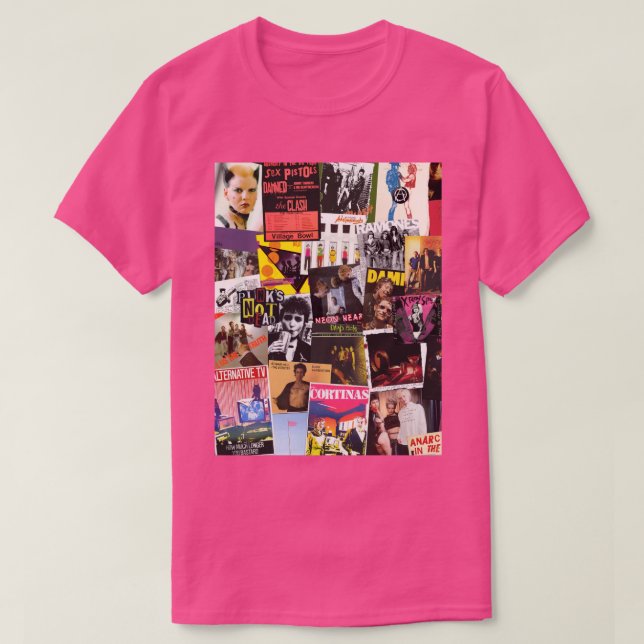 70s Punk Rock Music T-Shirt (Design Front)