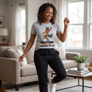 70s Racoon Fabulous Fifties T-Shirt