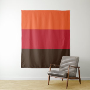 70s Retro 3 Striped Vintage Colour Pattern Tapestry