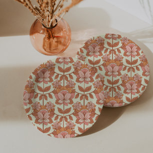 70s Retro Inspired Wedding Paper Plate