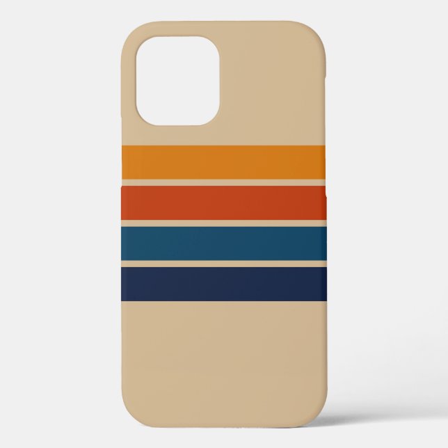 70s Retro iPhone 12 Pro Case (Back)