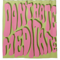 70s Retro: 'Meditate' Motivational Poster