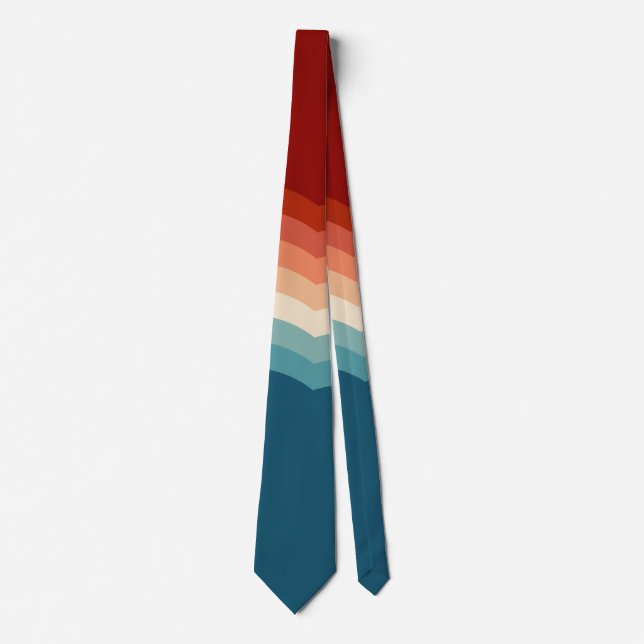 70s Retro Pattern Tie (Front)