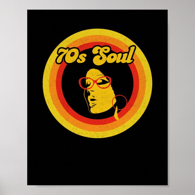 70s Retro Soul Music Gerne Soul Music Poster (Front)