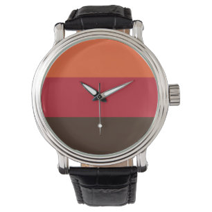 70s Retro Striped Color Pattern Watch