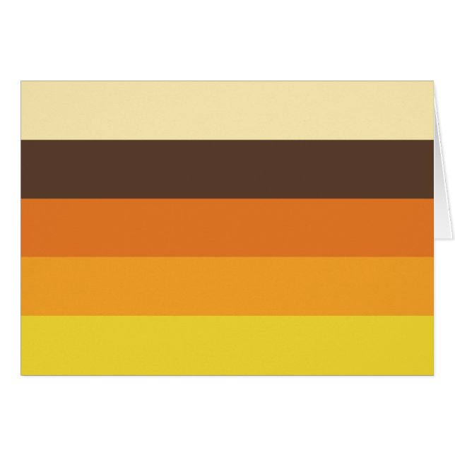 70s Retro Striped Colour Pattern (Front Horizontal)