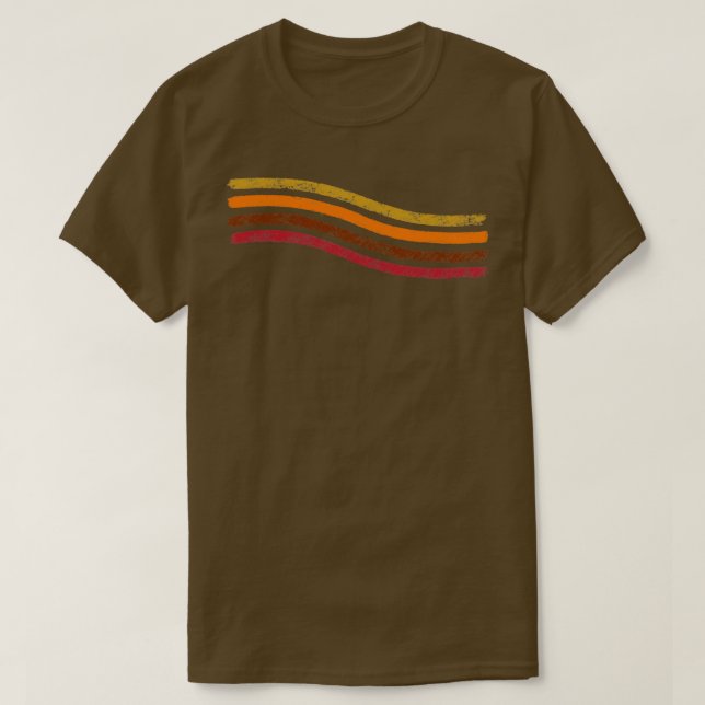 70s retro stripes 1 T-Shirt (Design Front)