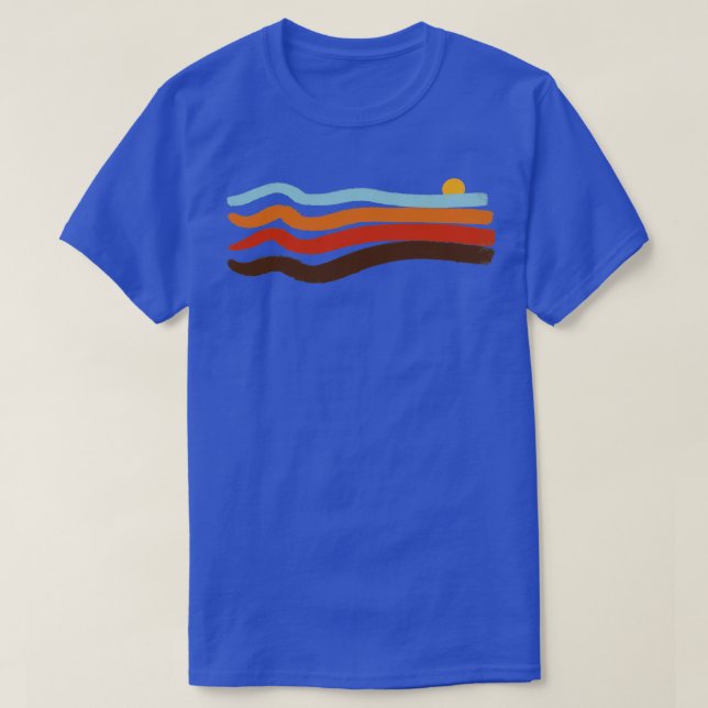 70s Retro Stripes T-Shirt (Design Front)