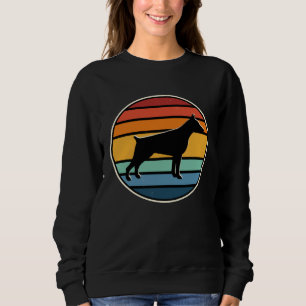 70s Retro Vintage Doberman Sweatshirt