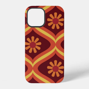 70s retro vintage Mid Century Modern Seamless Patt iPhone 12 Case