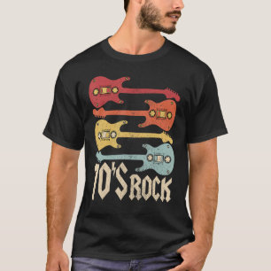 70s Rock Band Guitar Cassette Tape 1970s Vintage 7 T-Shirt