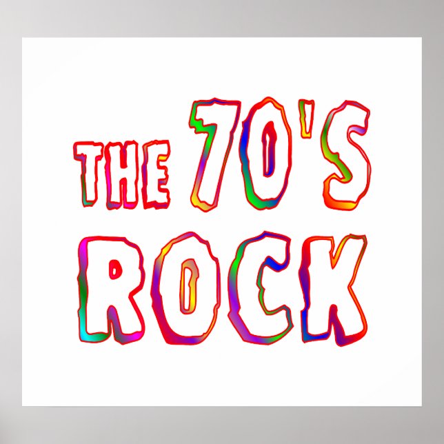 70s Rock Poster (Front)