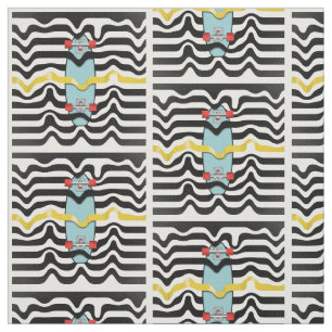 70's skateboard fabric