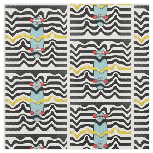 70's skateboard fabric (Swatch)