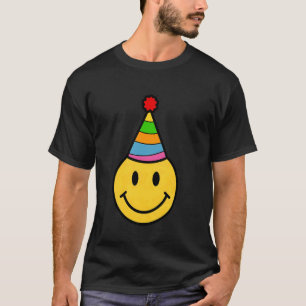70s Smile Face Smiling Colourful Birthday Party Ha T-Shirt