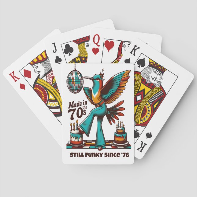 '70s Still Funky Since [Year] Playing Cards (Back)
