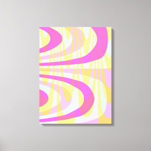 70's Swirls Canvas Print