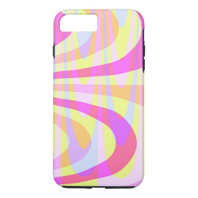 70's Swirls Case-Mate iPhone Case (Back)