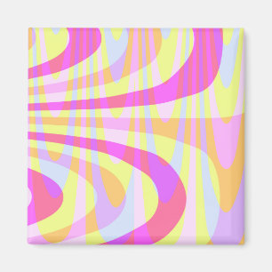 70's Swirls Magnet