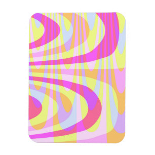 70's Swirls Magnet