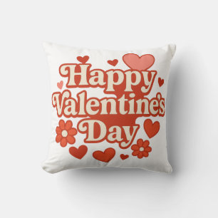 70s, Valentine's Day artwork Cushion
