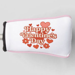 70s, Valentine's Day artwork Golf Head Cover