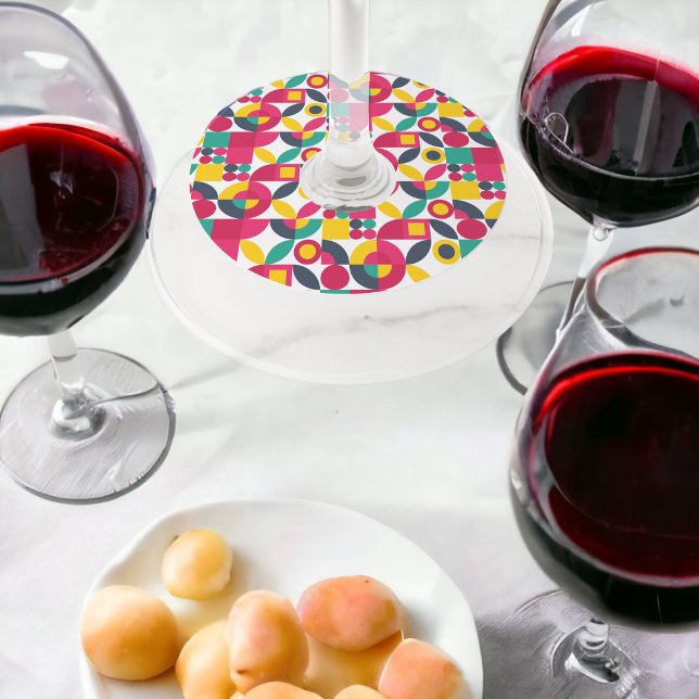 70's Vintage Art Wine Glass Tag (Creator Uploaded)