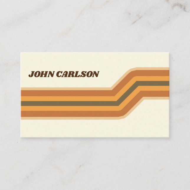 70s vintage business card (Front)