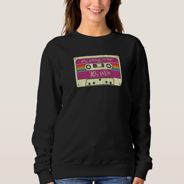 70s Vintage Cassette Tape  Sweatshirt (Front)