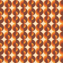 70s Vintage Geometric Pattern