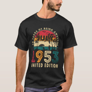 70Th 70 Awesome Since July 1953 T-Shirt