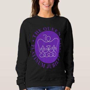 70th Anniversary British Queen Monarchy Platinum J Sweatshirt
