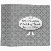 70th Anniversary Wedding Anniversary Platinum Z03