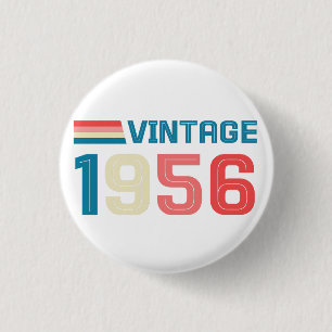 70TH BIRTHDAY 3 CM ROUND BADGE