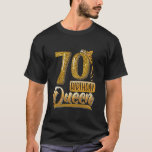 70th Birthday 70 BIRTHDAY QUEEN Funny Women 70 Yea T-Shirt<br><div class="desc">70th Birthday 70 BIRTHDAY QUEEN Funny Women 70 Years</div>