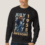 70th Birthday Bear Legends July 1955 70 Years Old  Sweatshirt<br><div class="desc">70th Birthday Bear Legends July 1955 70 Years Old For Mens</div>