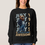70th Birthday Bear Legends July 1955 70 Years Old  Sweatshirt<br><div class="desc">70th Birthday Bear Legends July 1955 70 Years Old For Mens</div>