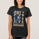 70th Birthday Bear Legends July 1955 70 Years Old  T-Shirt<br><div class="desc">70th Birthday Bear Legends July 1955 70 Years Old For Mens</div>