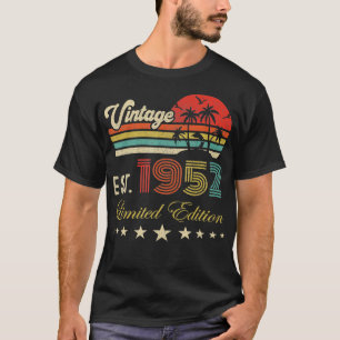 70th birthday born 1952 vintage limited edition 70 T-Shirt