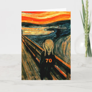 70th Birthday Card