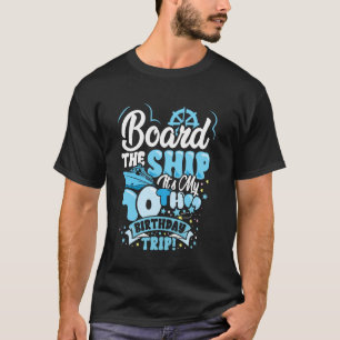 70th Birthday Cruise Trip Board the Ship 70 Years T-Shirt