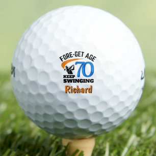 70th Birthday For Dad – 70 Years Cool Gift Golf Balls