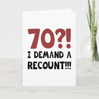 70th Birthday Gag Gift