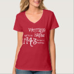 70th Birthday Gift 1943 Vintage Brew T-Shirt<br><div class="desc">Looking for a unique 70th birthday gift?  Here's a fun birthday shirt!  Vintage Brew crafted in 1943 and aged to perfection. Design tip:  If you change the year you might need to move the text around a bit,  or resize it.</div>