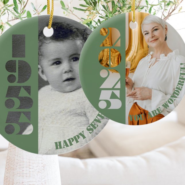70th birthday gift Born in 1955 Ornament (Creator Uploaded)
