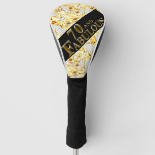 70th Birthday Golf Head Cover