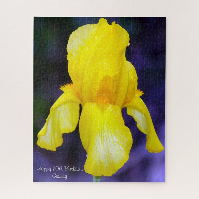 70th  Birthday Granny. Jigsaw Puzzle (Vertical)