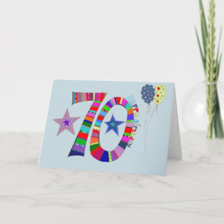 70th Birthday Happy 70th Birthday Card