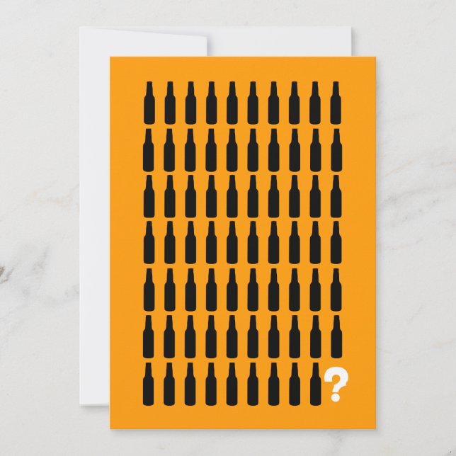 70th Birthday Invitation - Cheers! (Front)