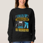 70th Birthday LEVELED UP LEVEL 70 IS ACHIEVED 70 Y Sweatshirt<br><div class="desc">70th Birthday LEVELED UP LEVEL 70 IS ACHIEVED 70 Years</div>